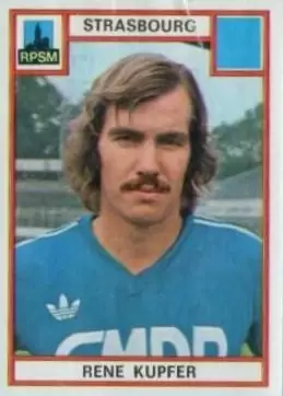 Football 1976 (France) - Rene Kupfer - Racing-Pierrots Strasbourg-Meinau