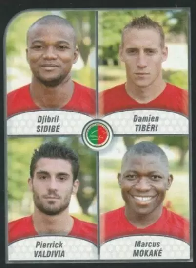 Foot 2010 - Championnat de France de L1 et L2 - Sidibe/Tiberi/Valdivia/Mokake - CS Sedan Ardennes