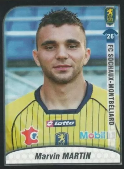 Foot 2010 - Championnat de France de L1 et L2 - Martin - FC Sochaux-Montbeliard