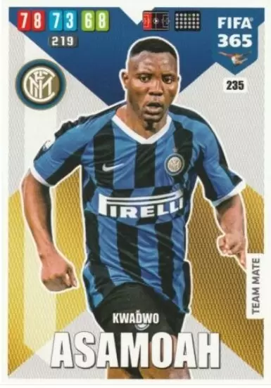 FIFA 365 : 2020 Adrenalyn XL - Kwadwo Asamoah - FC Internazionale Milano