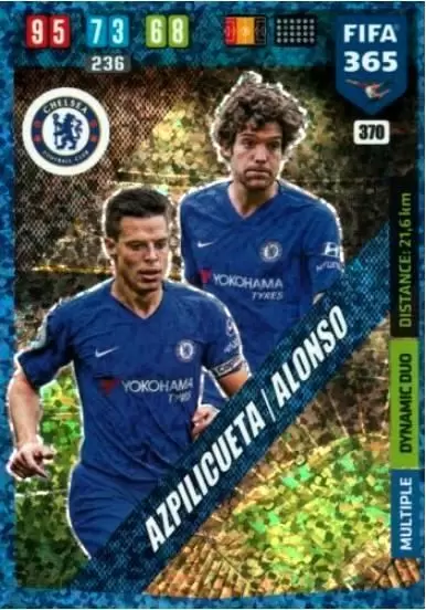 FIFA 365 : 2020 Adrenalyn XL - Cesar Azpilicueta / Marcos Alonso - Chelsea