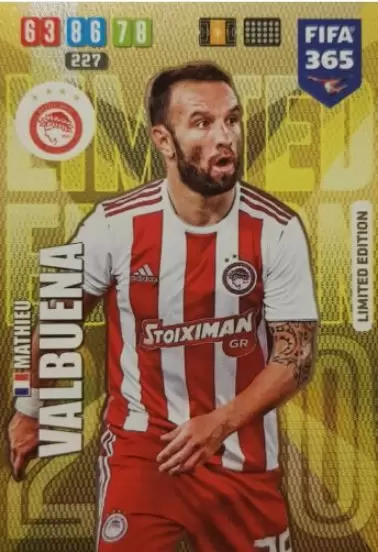 FIFA 365 : 2020 Adrenalyn XL - Mathieu Valbuena - Olympiacos