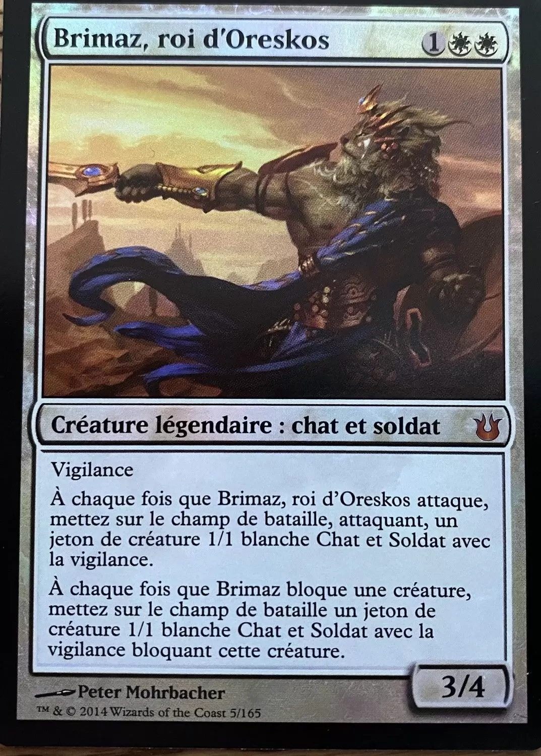 Born of the Gods - Brimaz, roi d\'Oreskos Foil