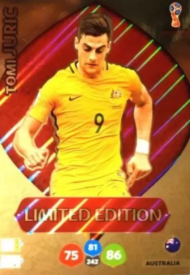 Russia 2018 : FIFA World Cup Adrenalyn XL - Tomi Juric - Australia