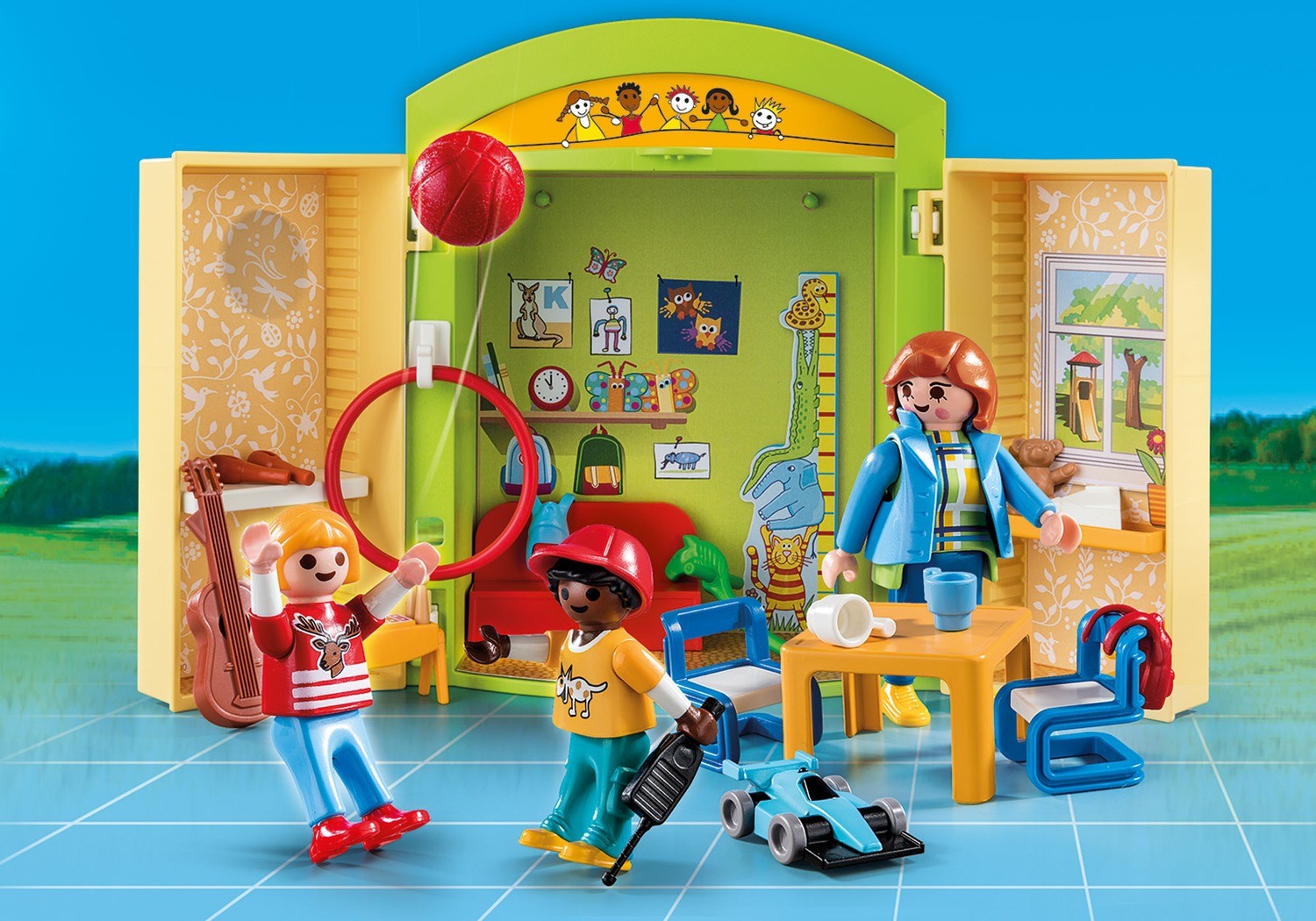 playmobil city life nursery school