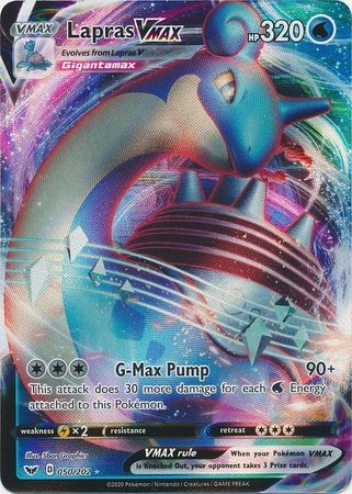 Lapras V Max Sword Shield Pokemon Card 50 2