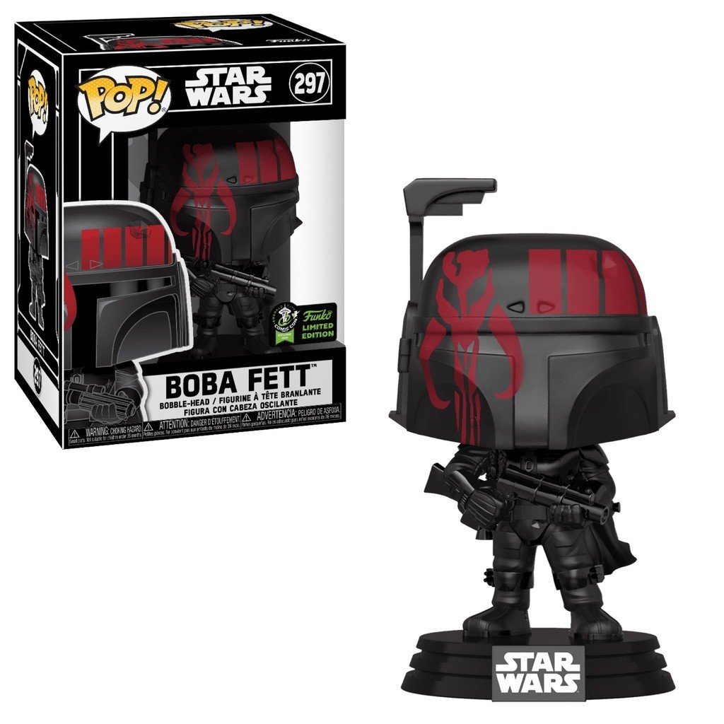 chrome boba fett pop