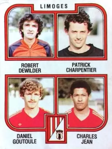 Football 83 - Robert Dewilder / Patrick Charpemtier / Daniel Goutoule / Charles Jean - Limoges