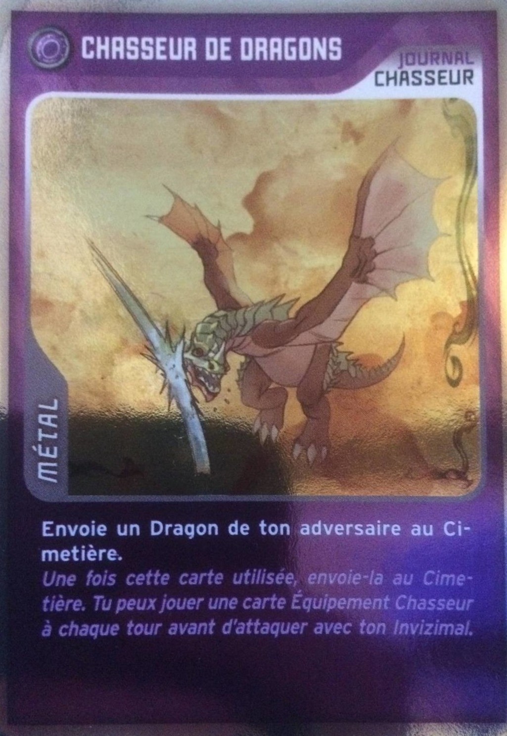 Chasseur De Dragons Carte 3 Invizimals Defis Caches