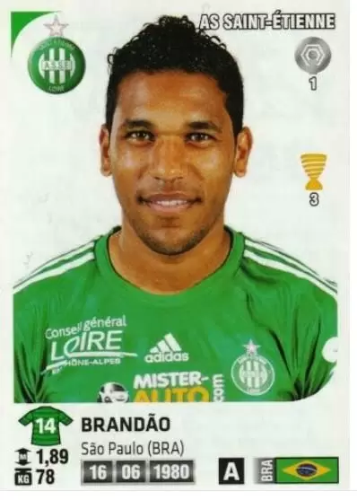 Foot 2012-13 - Brandao - AS Saint-Etienne