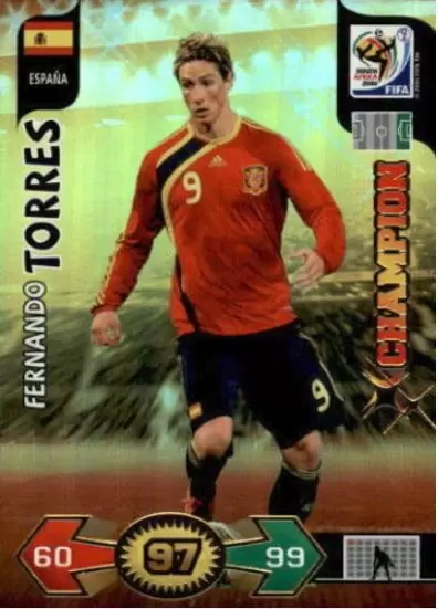 Adrenalyn XL South Africa 2010 - Fernando Torres - Espana