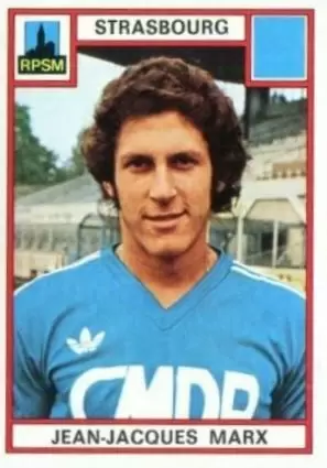 Football 1976 (France) - Jean-Jacques Marx - Racing-Pierrots Strasbourg-Meinau
