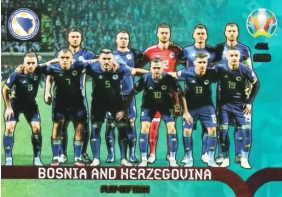 Adrenalyn XL - UEFA Euro 2020 - Bosnia and Herzegovina - FANS - Play-off Team