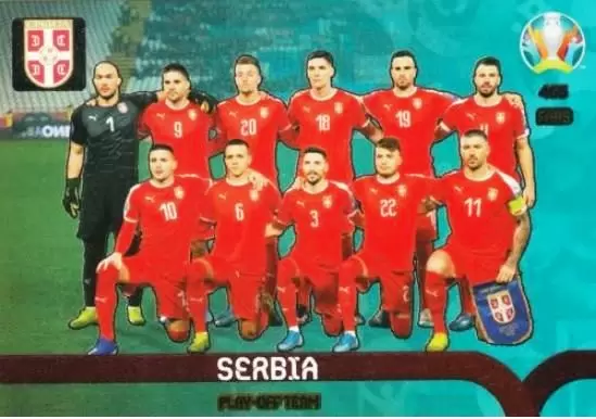Adrenalyn XL - UEFA Euro 2020 - Serbia - FANS - Play-off Team
