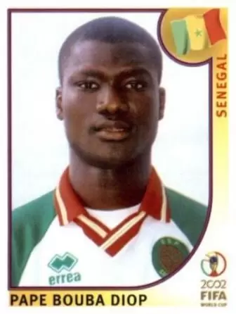 Papa Bouba Diop  Senegal, Football stickers, World cup