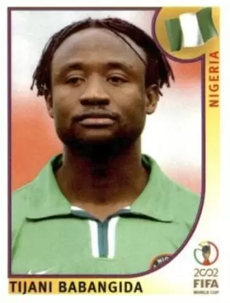 FIFA World Cup Korea/Japan 2002 - Tijani Babangida - Nigeria