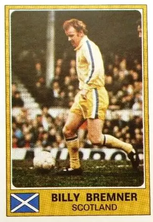 Euro Football 1977 - Billy Bremner - Scotland