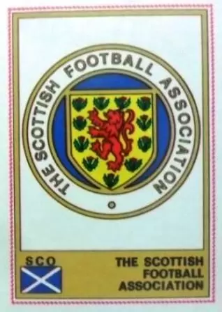 Euro Football 1977 - Football Federation - Scotland