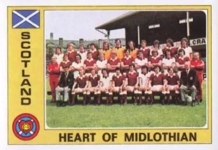 Euro Football 1977 - Heart of Midlothian (Team) - Scotland