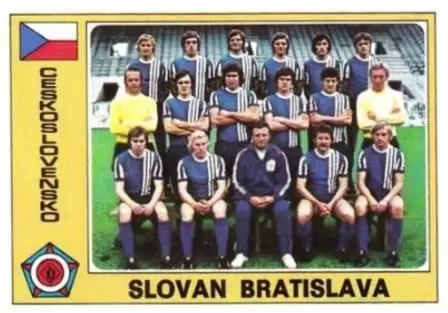 Euro Football 1977 - Slovan Bratislava (Team) - Ceskoslovensko