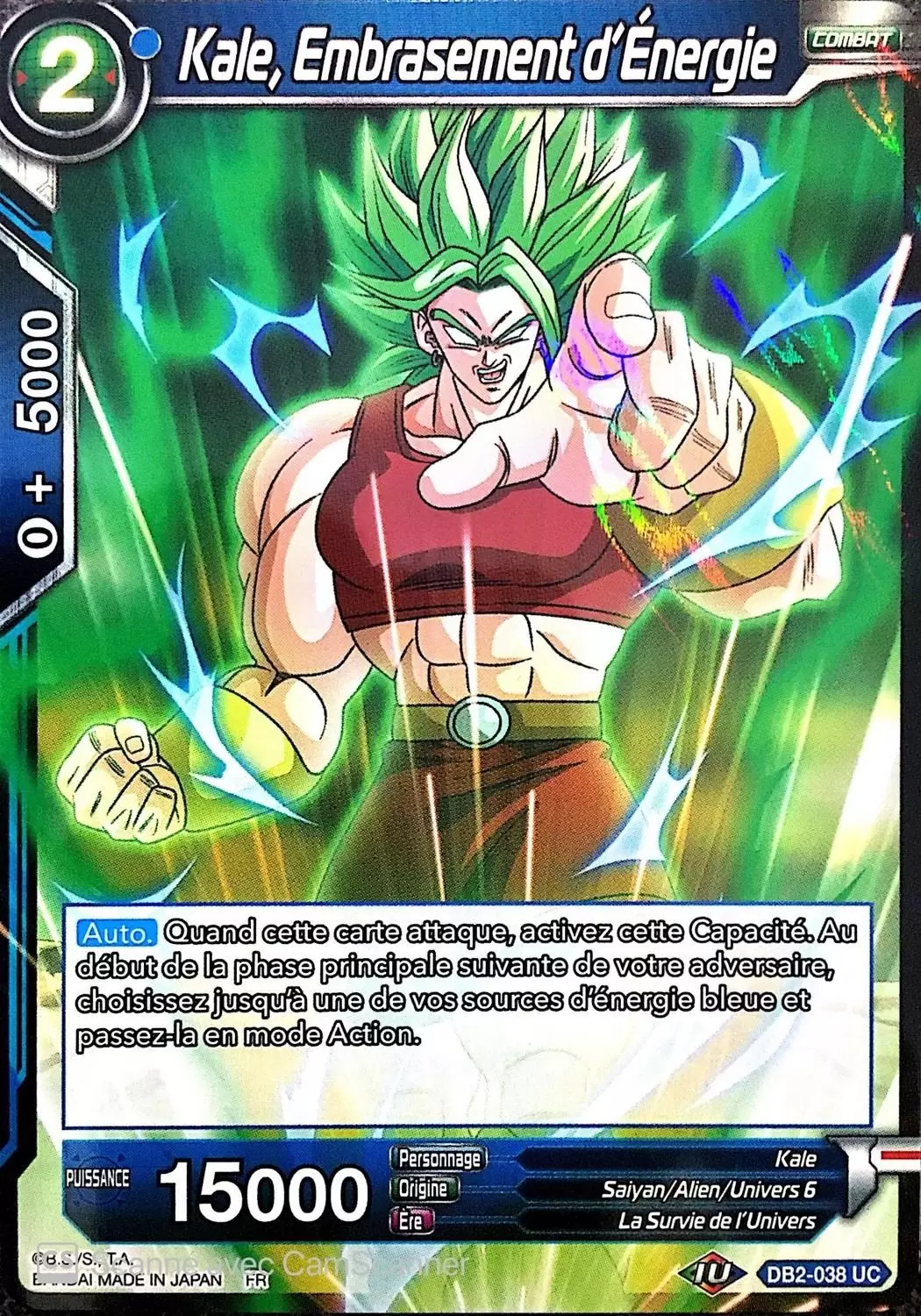 Divine Multiverse [DB2] - Kale, Embrasement d\'Énergie