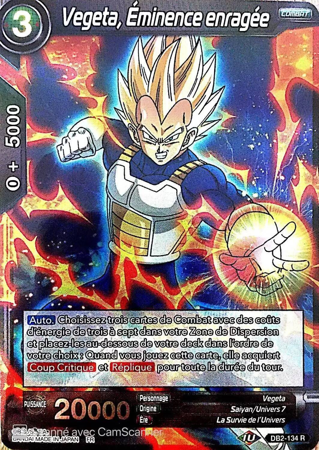 Divine Multiverse [DB2] - Vegeta, Éminence enragée