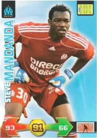 Adrenalyn XL - Foot 2009-10 Ligue 1 - Steve Mandanda - Marseille