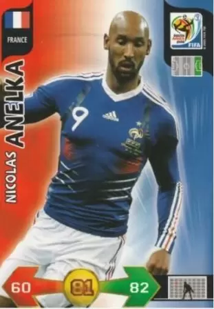 Adrenalyn XL South Africa 2010 - Nicolas Anelka - France