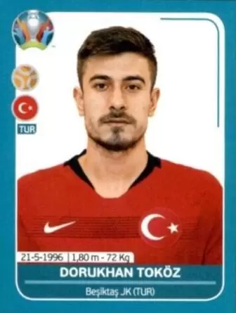 Dorukhan Tokoz Turkey Euro 2020 Preview Sticker Tur25