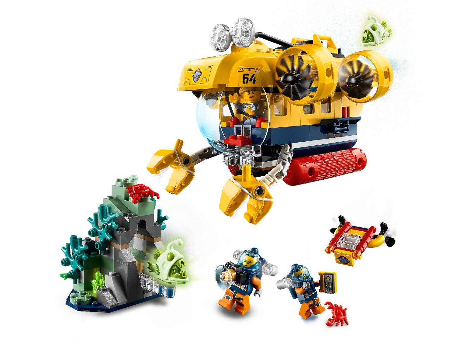 Ocean Exploration Submarine - LEGO CITY set 60264