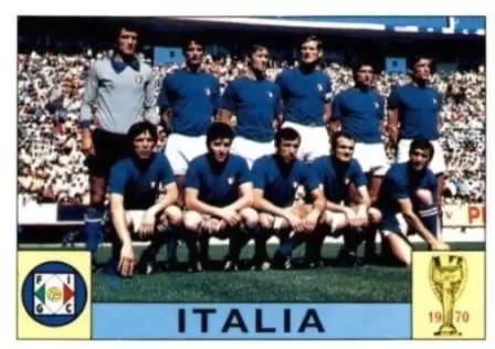 World Cup Story - Italia Team - WC 1970