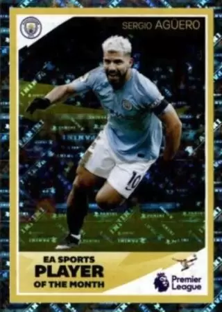 Panini Tabloid Premier League - Sergio Agüero - Player of the Month - Manchester City
