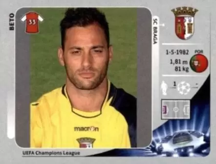 UEFA Champions League 2012/2013 - Beto - SC Braga