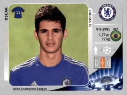UEFA Champions League 2012/2013 - Oscar - Chelsea FC