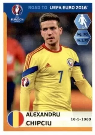 Alexandru Chipciu Romania Road To Euro 2016 Sticker 249