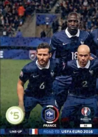 Adrenalyn XL - Road to UEFA Euro 2016 - Line-Up 1 - France