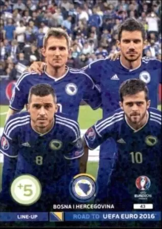 Adrenalyn XL - Road to UEFA Euro 2016 - Line-Up 1 - Bosna I Hercegovina