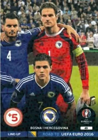 Adrenalyn XL - Road to UEFA Euro 2016 - Line-Up 3 - Bosna I Hercegovina