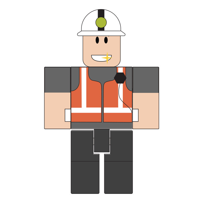 Epic Miner Roblox Action Figure - roblox emerald dragon master