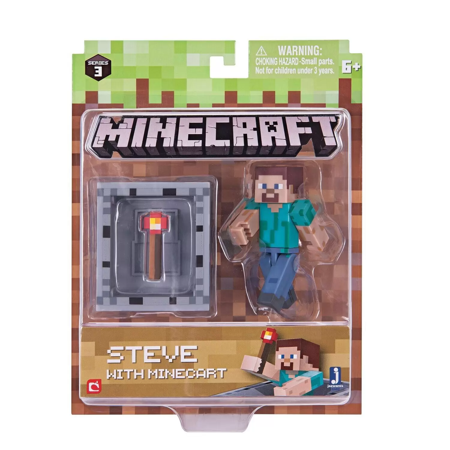 Minecraft - Jazwares - Steve with Minecart