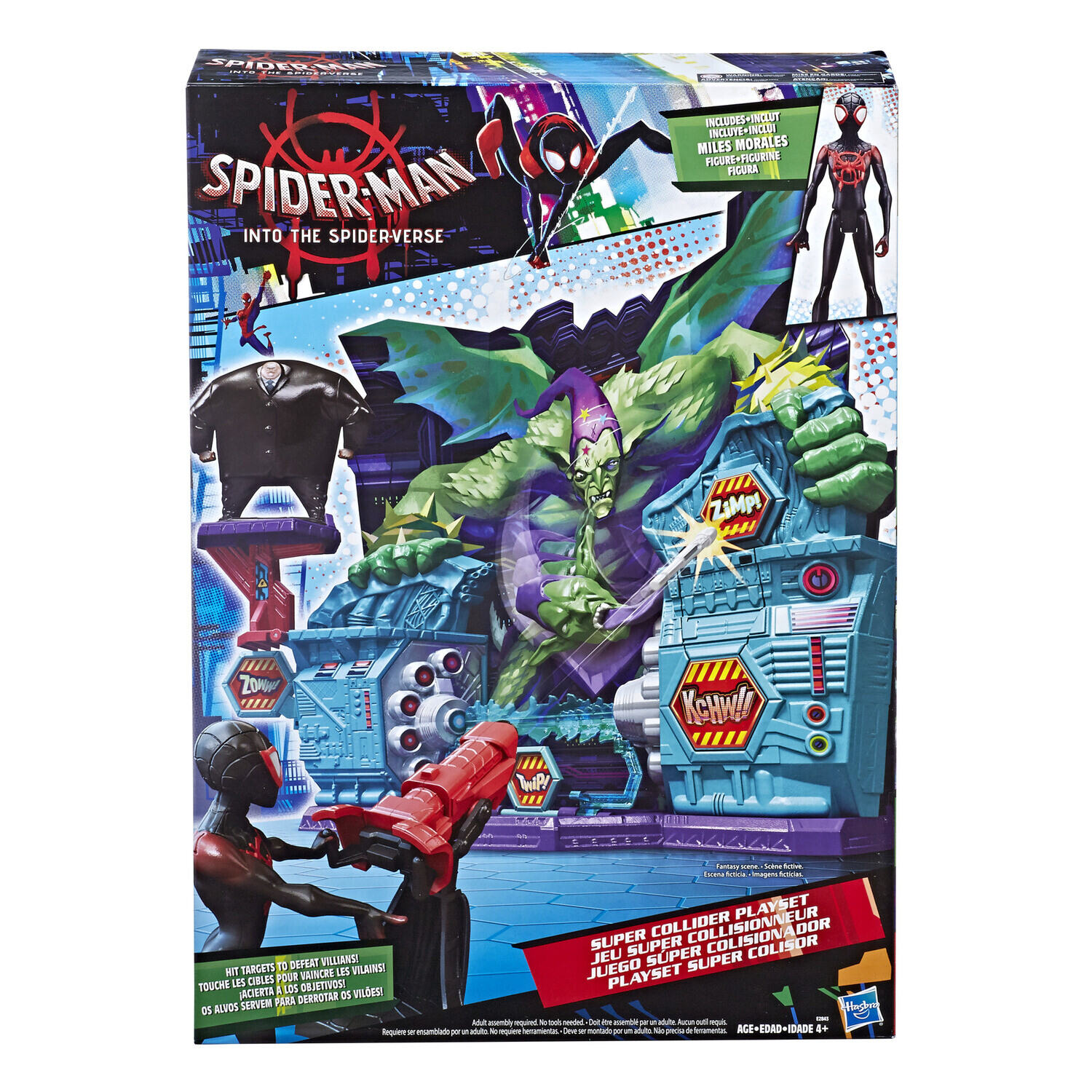 spiderman super collider playset