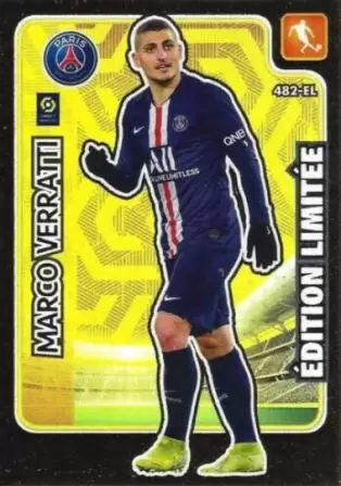 Adrenalyn XL 2020-2021 France - Marco Verratti - Paris Saint-Germain - Édition Limitée