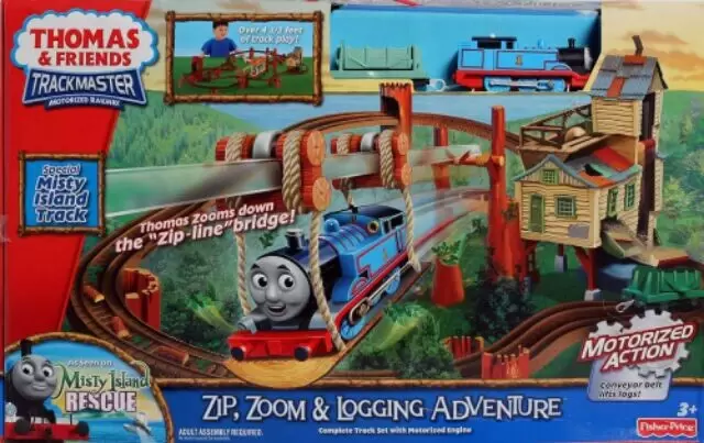 Zip Zoom And Logging Adventure Thomas Track Master Play Sets