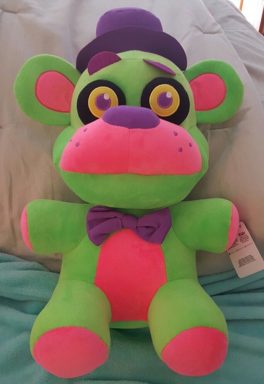 Blacklight Freddy 24 Inch Green Funko Plush Five Nights At Freddy s