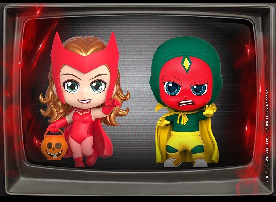 Wandavision Scarlet Witch And Vision Halloween Version Cosbaby Figures Action Figure Cosb849