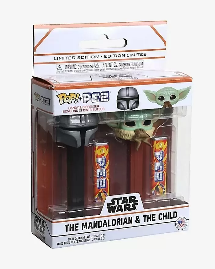 Pop! PEZ - The Mandalorian and The Child 2 Pack