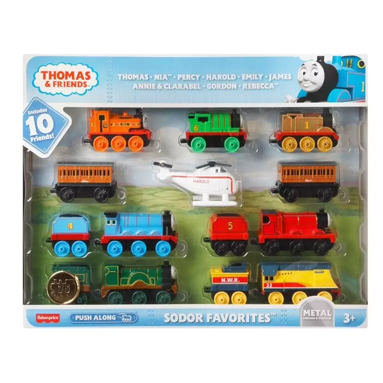 Thomas And Friends Trackmaster Push Along Sodor Steamies Multipack ...