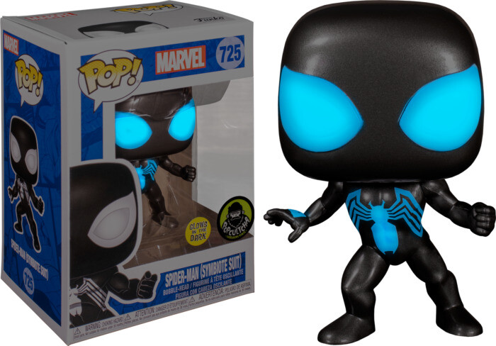 Funko sold shop Pop spider man symbiote suit gitd