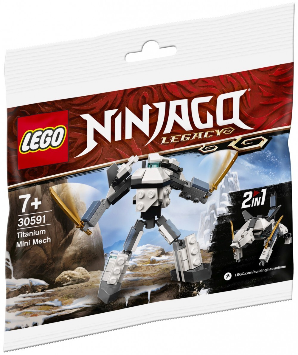 Titanium Mini Mech 2 In 1 Lego Ninjago Set 30591 3520