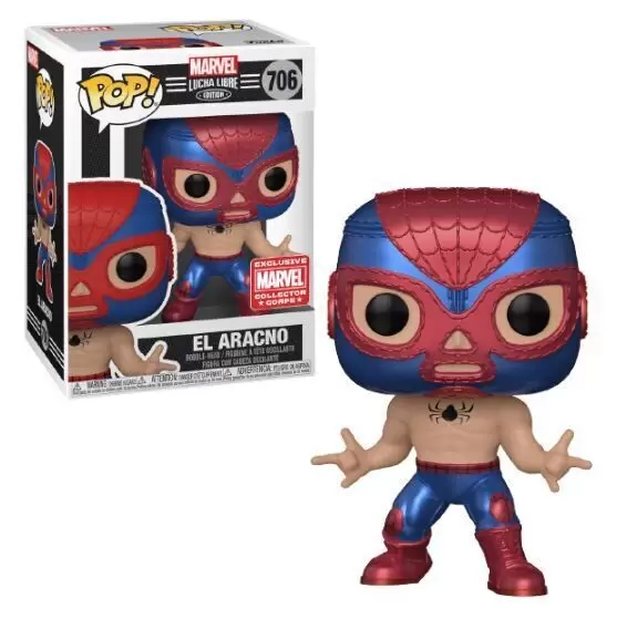 POP! MARVEL - Marvel Lucha Libre Edition - El Aracno Metallic